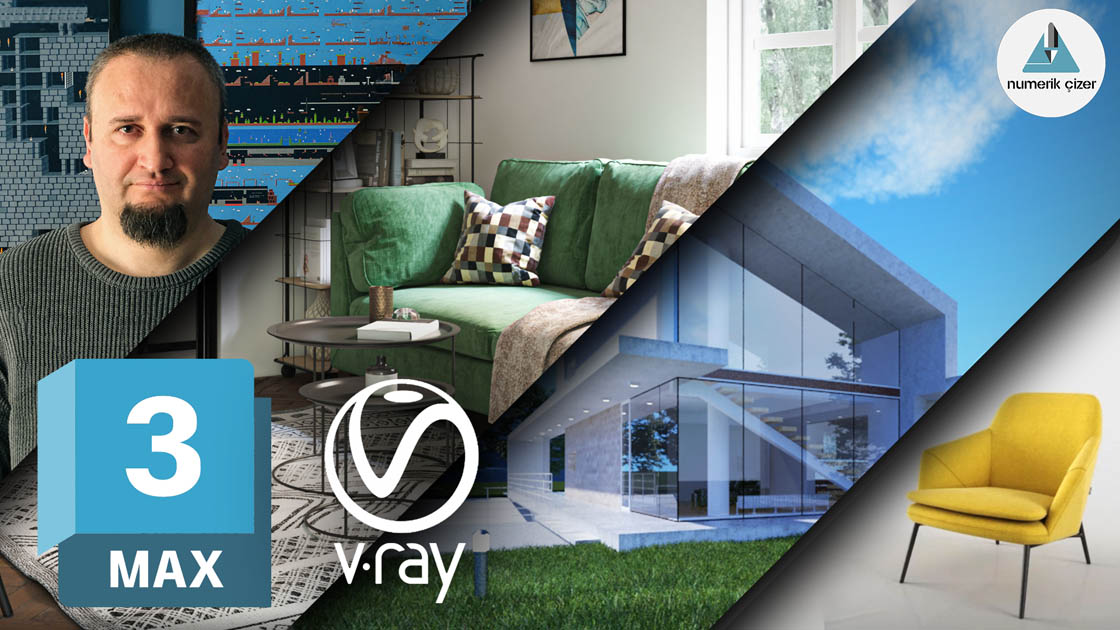 3ds Max + V-Ray İle 3D modelleme ve render eğitimi
